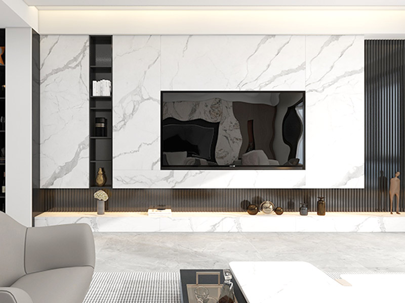 UV-beschichtete Marmorplatte