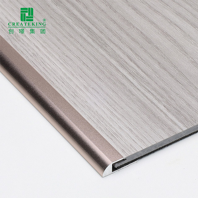 20 x 5,15 mm C-förmiger Bodenkantenstreifen aus Roségold 