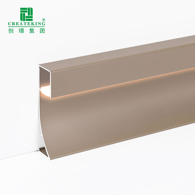 80*9mm LED-Aluminium-Sockelleiste