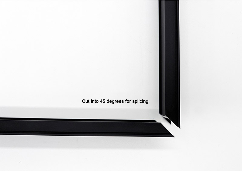20 x 12 mm versenkte Aluminium-Sockelleiste