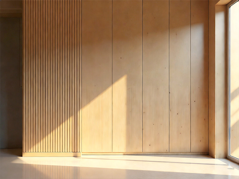 Geriffelte MDF-Platte