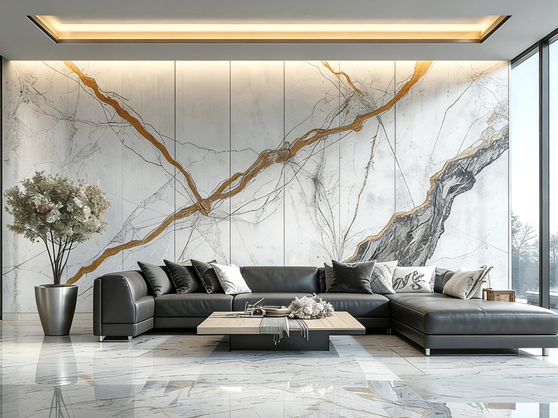 Carbon-Kristall-Wandpaneele