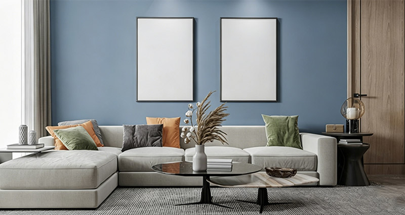 3-Farben-Regel-Innenarchitektur