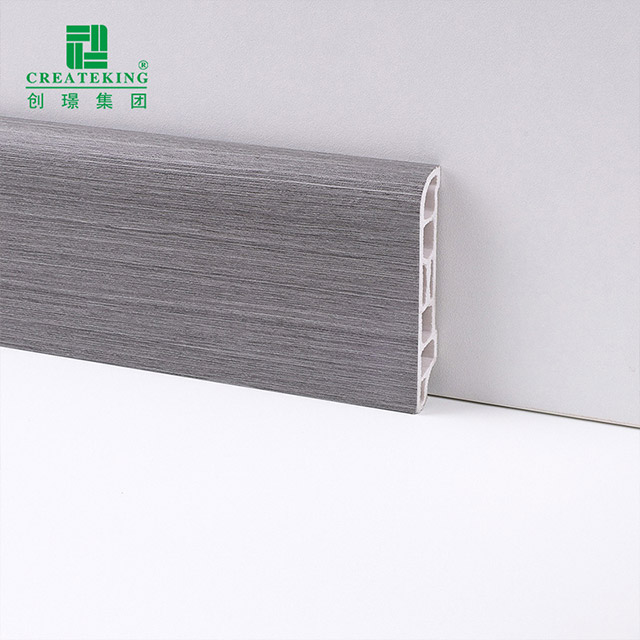 60 * 15 mm PVC-Sockelleiste mit Holzmaserung