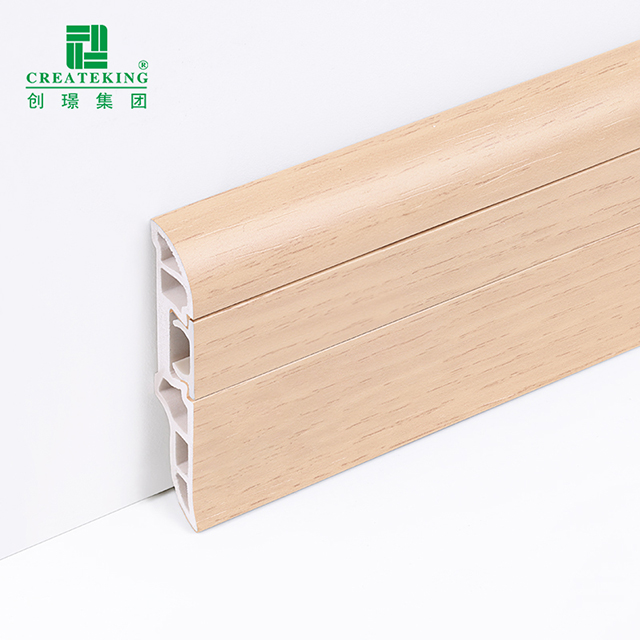 50 * 12 mm PVC-Fußleiste mit versteckten Nägeln