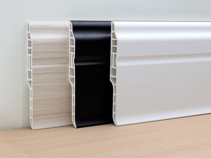 95 * 15,5 mm PVC-Lammzungen-Sockelleiste