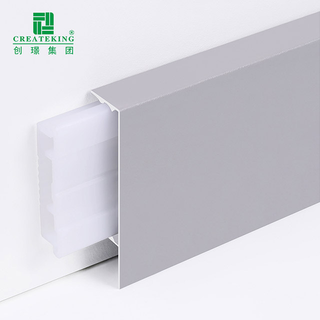 50 * 11,5 mm Fußleiste aus Aluminiumlegierung