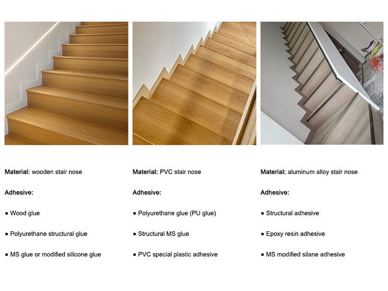 Was ist der beste Kleber für Treppenkanten?