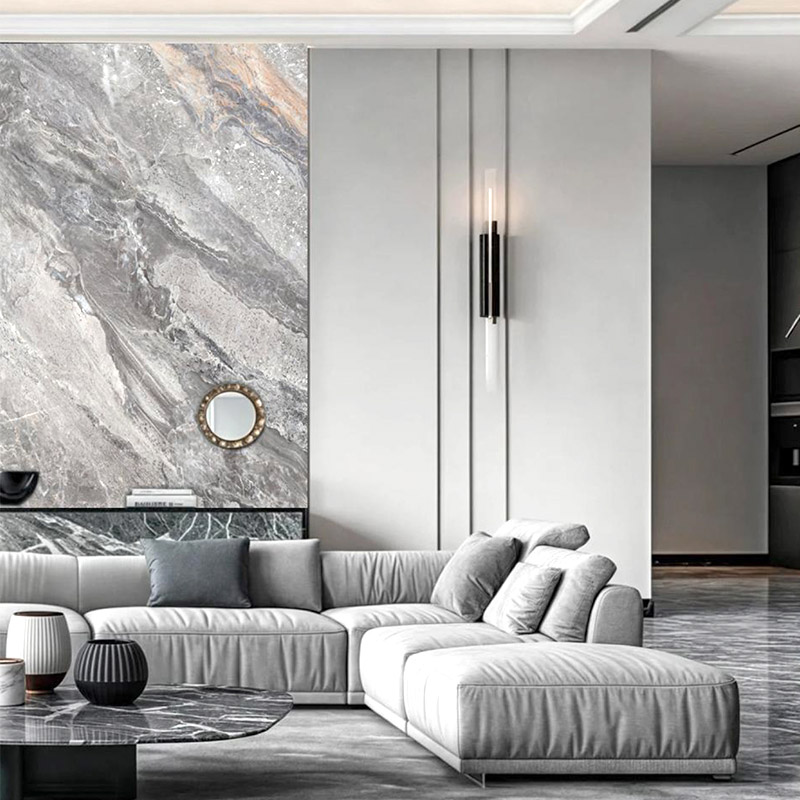 Wandpaneele aus Kunstmarmor