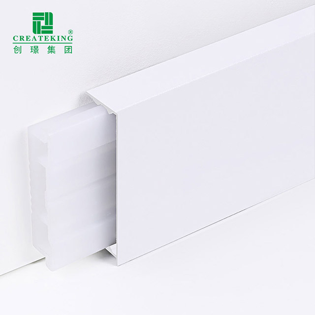 39,7 x 11,7 mm große Fußleiste aus Aluminiumlegierung
