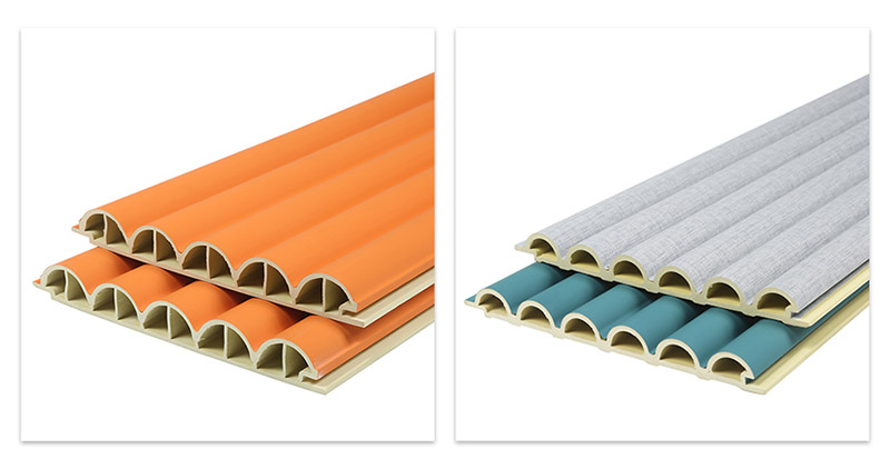 Halbrunde Hohlwandpaneele