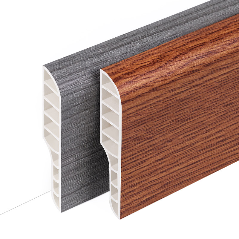 70*13mm PVC-Bleistift-runde Fu&szlig;leiste