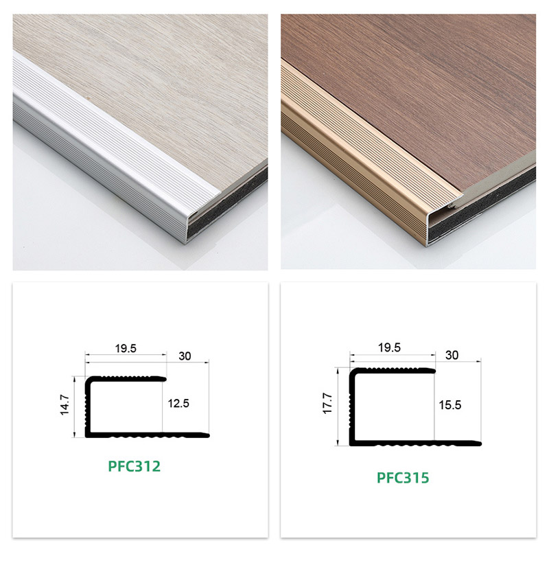 C-Kanal-Bodenkantenverkleidung aus Aluminium