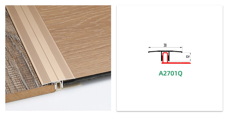 Anschraubbares Aluminium-Boden&uuml;bergangsprofil