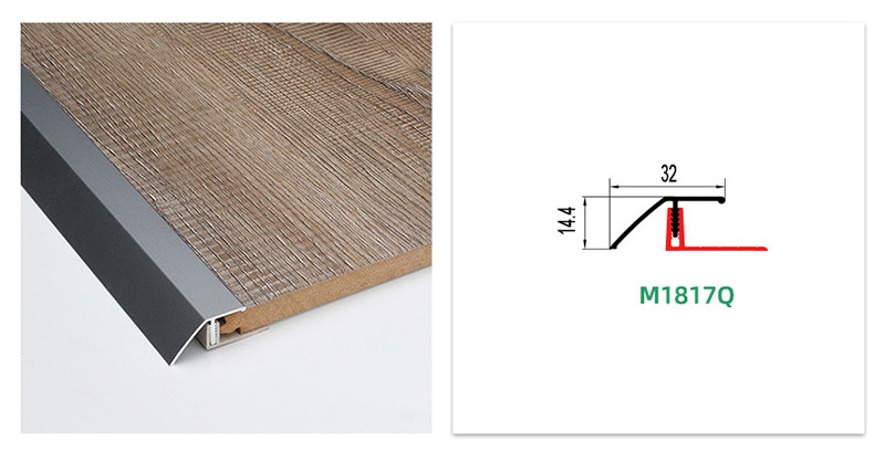 Bodenschwellenreduzierer aus Aluminium
