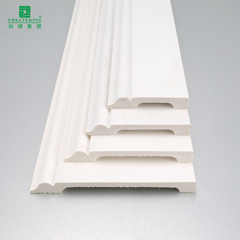 Klassische PS-Sockelleiste, 80–150 mm Fußleistenleiste aus recyceltem Polystyrol